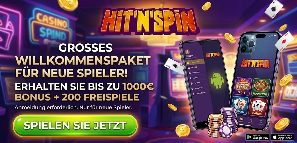 HitnSpin Mobile App auf Android und iOS