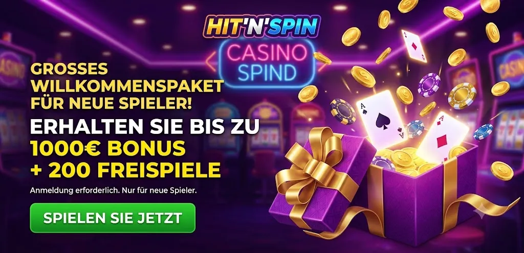 HitnSpin Casino Boni und Aktionen Übersicht